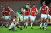 11 March 2011; Jordi Murphy, Ireland, is tackled by Steve Shingler, Wales. U20 Six Nations Rugby Championship, Wales v Ireland, Parc y Scarlets, Llanelli, Carmarthenshire, Wales. Picture credit: Matt Browne / SPORTSFILE