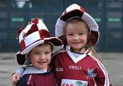 17 March 2010; Supporters Steven, four years, and his sister Hanna Jennings, six years, supporting Clarinbridge at the game. AIB GAA Hurling All-Ireland Senior Club Championship Final, Clarinbridge v O’Loughlin Gaels, Croke Park, Dublin. Picture credit: Ray McManus / SPORTSFILE