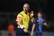 28 October 2016; Referee Marc Lynch during the SSE Airtricity League First Division play-off second leg match between Drogheda United and Cobh Ramblers at United Park in Drogheda, Co Louth. Photo by Matt Browne/Sportsfile