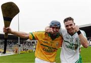 30 October 2016; Stephen Murphy, left, and Danny Loughnane of O'Loughlin Gaels celebrate after the Kilkenny County Senior Club Hurling Championship Final game between Ballyhale Shamrocks and O'Loughlin Gaels at Nowlan Park in Kilkenny. Photo by Piaras Ó Mídheach/Sportsfile