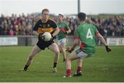 30 October 2016; Colm Cooper of Dr Crokes in action against Ciaran Morrissey of Kilmurry Ibrickane during the AIB Munster GAA Football Senior Club Championship quarter-final game between Kilmurry Ibrickane and Dr. Crokes in Quilty, Co. Clare. Photo by Diarmuid Greene/Sportsfile