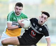 30 October 2016; Ryan Johnston of Kilcoo in action against Ryan Diver of Glenswilly during the AIB Ulster GAA Football Senior Club Championship quarter-final game between Kilcoo and Glenswilly at Pairc Esler, Newry, Co. Down. Photo by Oliver McVeigh/Sportsfile
