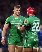 29 October 2016; Peter Robb of Connacht in conversation with Bundee Aki during the Guinness PRO12 Round 7 match between Leinster and Connacht at the RDS Arena, Ballsbridge, in Dublin. Photo by Ramsey Cardy/Sportsfile