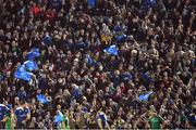 29 October 2016; Leinster supporters during the Guinness PRO12 Round 7 match between Leinster and Connacht at the RDS Arena, Ballsbridge, in Dublin. Photo by Ramsey Cardy/Sportsfile