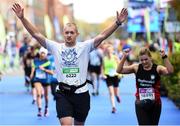30 October 2016; Henri Kaarma, from Tallinn, Estonia, during the SSE Airtricity Dublin Marathon 2016 in Dublin City. 19,500 runners took to the Fitzwilliam Square start line to participate in the 37th running of the SSE Airtricity Dublin Marathon, making it the fourth largest marathon in Europe. Photo by Stephen McCarthy/Sportsfile