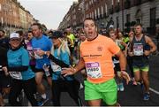 30 October 2016; Tom Reddington, from Fuerty, Co. Roscommon, during the SSE Airtricity Dublin Marathon 2016 in Dublin City. 19,500 runners took to the Fitzwilliam Square start line to participate in the 37th running of the SSE Airtricity Dublin Marathon, making it the fourth largest marathon in Europe. Photo by Stephen McCarthy/Sportsfile