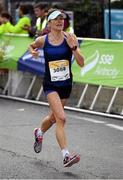 30 October 2016; Fiona Muhlethaler Catherall during the SSE Airtricity Dublin Marathon 2016 in Dublin City. 19,500 runners took to the Fitzwilliam Square start line to participate in the 37th running of the SSE Airtricity Dublin Marathon, making it the fourth largest marathon in Europe. Photo by Stephen McCarthy/Sportsfile