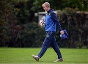 31 October 2016; Leinster head coach Leo Cullen during squad training at UCD in Belfield, Dublin. Photo by Seb Daly/Sportsfile