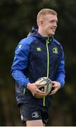 31 October 2016; Dan Leavy of Leinster during squad training at UCD in Belfield, Dublin. Photo by Seb Daly/Sportsfile