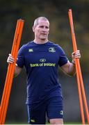 31 October 2016; Leinster senior coach Stuart Lancaster during squad training at UCD in Belfield, Dublin. Photo by Seb Daly/Sportsfile
