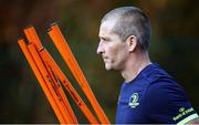 31 October 2016; Leinster senior coach Stuart Lancaster during squad training at UCD in Belfield, Dublin. Photo by Seb Daly/Sportsfile