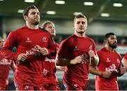 28 October 2016; Paddy Jackson, right, and Darren Cave of Ulster before the Guinness PRO12 Round 7 match between Ulster and Munster at Kingspan Stadium, Ravenhill Park in Belfast. Photo by Stephen McCarthy/Sportsfile