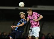 31 October 2016; Chris Kenny of Wexford Youths in action against Marc Griffin of Drogheda United during the SSE Airtricity Promotion/Relegation play-off - First leg match between Wexford Youths and Drogheda United at Ferrycarrig Park in Wexford. Photo by Matt Browne/Sportsfile