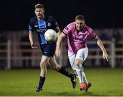 31 October 2016; Paul Murphy of Wexford Youths in action against Kevin Farragher of Drogheda United during the SSE Airtricity Promotion/Relegation play-off - First leg match between Wexford Youths and Drogheda United at Ferrycarrig Park in Wexford. Photo by Matt Browne/Sportsfile