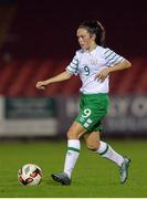 31 October 2016; Alannah McEvoy of the Republic of Ireland in action during the UEFA European Women's U17 Championship Qualifier match between the Republic of Ireland and Iceland at Turner's Cross in Cork. Photo by Eóin Noonan/Sportsfile
