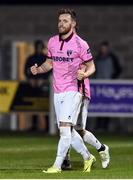 31 October 2016; Danny Furlong of Wexford Youths celebrates after scoring his side's first goal against Drogheda United during the SSE Airtricity Promotion/Relegation play-off - First leg match between Wexford Youths and Drogheda United at Ferrycarrig Park in Wexford. Photo by Matt Browne/Sportsfile