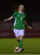 28 October 2016; Aoife Lynagh of Republic of Ireland in action during the UEFA European Women's U17 Championship Qualifier match between Republic of Ireland and Belarus at Turner's Cross in Cork. Photo by Eóin Noonan/Sportsfile
