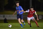 3 November 2016; Jake Ryan of UCD in action against Paul Cleary of St Patrick's Athletic during the SSE Airtricity Under 17 League Final match between UCD and St Patrick's Athletic at the UCD Bowl in Belfield, Dublin. Photo by Matt Browne/Sportsfile