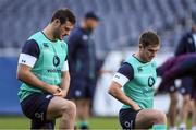 4 November 2016; Robbie Henshaw, left, and Luke McGrath of Ireland during team captain's run at Soldier Field in Chicago, USA. Photo by Brendan Moran/Sportsfile