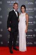4 November 2016; Jonny Cooper of Dublin with Saoirse McCrann arriving at the 2016 GAA/GPA Opel All-Stars Awards at the Convention Centre in Dublin. Photo by Ramsey Cardy/Sportsfile
