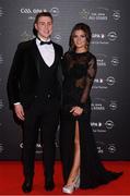 4 November 2016; John Small of Dublin with Jade Brady arriving at the 2016 GAA/GPA Opel All-Stars Awards at the Convention Centre in Dublin. Photo by Ramsey Cardy/Sportsfile