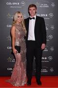 4 November 2016; Pauric Mahony of Waterford with Sarah O'Shea arriving at the 2016 GAA/GPA Opel All-Stars Awards at the Convention Centre in Dublin. Photo by Ramsey Cardy/Sportsfile
