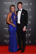 4 November 2016; Austin Gleeson of Waterford with Lauren Wilkinson arriving at the 2016 GAA/GPA Opel All-Stars Awards at the Convention Centre in Dublin. Photo by Ramsey Cardy/Sportsfile