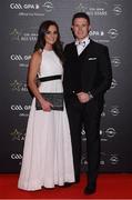 4 November 2016; Paul Murphy of Kilkenny with Eadaoin Ryan arriving at the 2016 GAA/GPA Opel All-Stars Awards at the Convention Centre in Dublin. Photo by Ramsey Cardy/Sportsfile