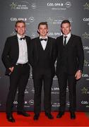 4 November 2016; Tipperary hurlers, from left, John McGrath, Ronan Maher and Pádraic Maher arriving at the 2016 GAA/GPA Opel All-Stars Awards at the Convention Centre in Dublin. Photo by Ramsey Cardy/Sportsfile