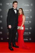 4 November 2016; Evan Comerford of Tipperary with Ellen Condon arriving at the 2016 GAA/GPA Opel All-Stars Awards at the Convention Centre in Dublin. Photo by Ramsey Cardy/Sportsfile
