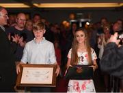 3 November 2016; Meghan and Cathal Heffernan during the Olympic Medal Presentation Ceremony where race walker Robert Heffernan was presented with the 2012 London Olympic Men's 50km Race Walk Bronze Medal at City Hall in Cork. A result of decisions in relation to six Russian athletes including racewalker Sergey Kirdyapkin who won the Gold Medal at the Olympic Games in London in 2012 smashing the 50km World Record Heffernan who finished fourth in the same race has been retrospectively awarded a Bronze following Kirdyapkin’s disqualification.  Photo by Stephen McCarthy/Sportsfile