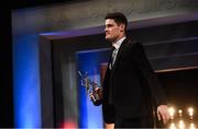 4 November 2016; Dublin Footballer Diarmuid Connolly with his award at the 2016 GAA/GPA Opel All-Stars Awards at the Convention Centre in Dublin. Photo by Ramsey Cardy/Sportsfile