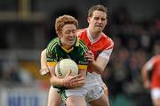 20 March 2011; Colm Cooper, Kerry, in action against Finnian Moriarty, Armagh. Allianz Football League, Division 1, Round 5, Armagh v Kerry, Athletic Grounds, Armagh. Picture credit: Brendan Moran / SPORTSFILE