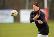 21 March 2011; Ulster's BJ Botha in action during squad training ahead of their Celtic League match against Glasgow Warriors on Friday. Ulster Rugby Squad Training, Newforge Training Ground, Belfast, Co. Antrim. Picture credit: Oliver McVeigh / SPORTSFILE