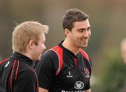 21 March 2011; Ulster's Ruan Pienaar, during squad training ahead of their Celtic League match against Glasgow Warriors on Friday. Ulster Rugby Squad Training, Newforge Training Ground, Belfast, Co. Antrim. Picture credit: Oliver McVeigh / SPORTSFILE