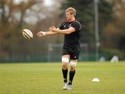 21 March 2011; Ulster's Chris Henry in action during squad training ahead of their Celtic League match against Glasgow Warriors on Friday. Ulster Rugby Squad Training, Newforge Training Ground, Belfast, Co. Antrim. Picture credit: Oliver McVeigh / SPORTSFILE