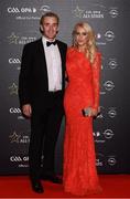 4 November 2016; Tipperary hurler Noel McGrath with Aishling Crowe arriving at the 2016 GAA/GPA Opel All-Stars Awards at the Convention Centre in Dublin. Photo by Ramsey Cardy/Sportsfile