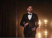 4 November 2016; Kerry footballer Paul Geaney with his award at the 2016 GAA/GPA Opel All-Stars Awards at the Convention Centre in Dublin. Photo by Ramsey Cardy/Sportsfile