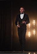 4 November 2016; Dublin footballer Ciaran Kilkenny with his award at the 2016 GAA/GPA Opel All-Stars Awards at the Convention Centre in Dublin. Photo by Ramsey Cardy/Sportsfile