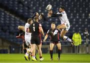 4 November 2016; Charles Piutau of Ulster catches a high ball during the Guinness PRO12 Round 8 match between Edinburgh Rugby and Ulster at BT Murrayfield Stadium in Edinburgh, Scotland. Photo by Graham Stuart/Sportsfile