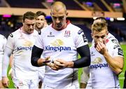 4 November 2016; Ruan Pienaar, centre, of Ulster leaves the field dejected after defeat in the Guinness PRO12 Round 8 match between Edinburgh Rugby and Ulster at BT Murrayfield Stadium in Edinburgh, Scotland. Photo by Graham Stuart/Sportsfile