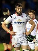 4 November 2016; Pete Browne of Ulster leaves the field dejected after defeat in the Guinness PRO12 Round 8 match between Edinburgh Rugby and Ulster at BT Murrayfield Stadium in Edinburgh, Scotland. Photo by Graham Stuart/Sportsfile