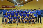 23 March 2011; The Marian College, Dublin, team. Basketball Ireland Boys U16B Schools League Final, Colaiste Choilmcille, Ballyshannon, Co. Donegal v Marian College, Dublin, National Basketball Arena, Tallaght, Co. Dublin. Picture credit: Brian Lawless / SPORTSFILE