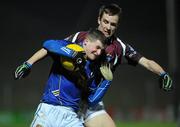 23 March 2011; J.J. Matthews, Longford, in action against Kevin Maguire, Westmeath. Cadbury Leinster GAA Football Under 21 Championship Semi-Final, Longford v Westmeath, Pairc Tailteann, Navan, Co. Meath. Picture credit: Barry Cregg / SPORTSFILE