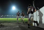 23 March 2011; A general view of Westmeath players taking to the field for the second half of the gamme. Cadbury Leinster GAA Football Under 21 Championship Semi-Final, Longford v Westmeath, Pairc Tailteann, Navan, Co. Meath. Picture credit: Barry Cregg / SPORTSFILE