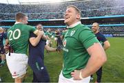 5 November 2016; Tadhg Furlong of Ireland after the International rugby match between Ireland and New Zealand at Soldier Field in Chicago, USA. Photo by Brendan Moran/Sportsfile