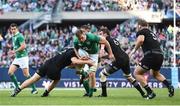 5 November 2016; Jordi Murphy of Ireland is tackled by Dane Coles, left, and Liam Squire of New Zealand during the International rugby match between Ireland and New Zealand at Soldier Field in Chicago, USA. Photo by Brendan Moran/Sportsfile