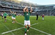 5 November 2016; Finlay Bealham of Ireland celebrates victory after the International rugby match between Ireland and New Zealand at Soldier Field in Chicago, USA. Photo by Brendan Moran/Sportsfile