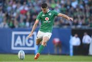 5 November 2016; Conor Murray of Ireland kicks a penalty against New Zealand during the International rugby match between Ireland and New Zealand at Soldier Field in Chicago, USA. Photo by Brendan Moran/Sportsfile