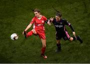 6 November 2016; Leanne Kiernan of Shelbourne Ladies in action against Aisling Frawley of Wexford Youths during the Continental Tyres FAI Women's Senior Cup Final game between Shelbourne Ladies and Wexford Youths at Aviva Stadium in Lansdowne Road, Dublin. Photo by Stephen McCarthy/Sportsfile
